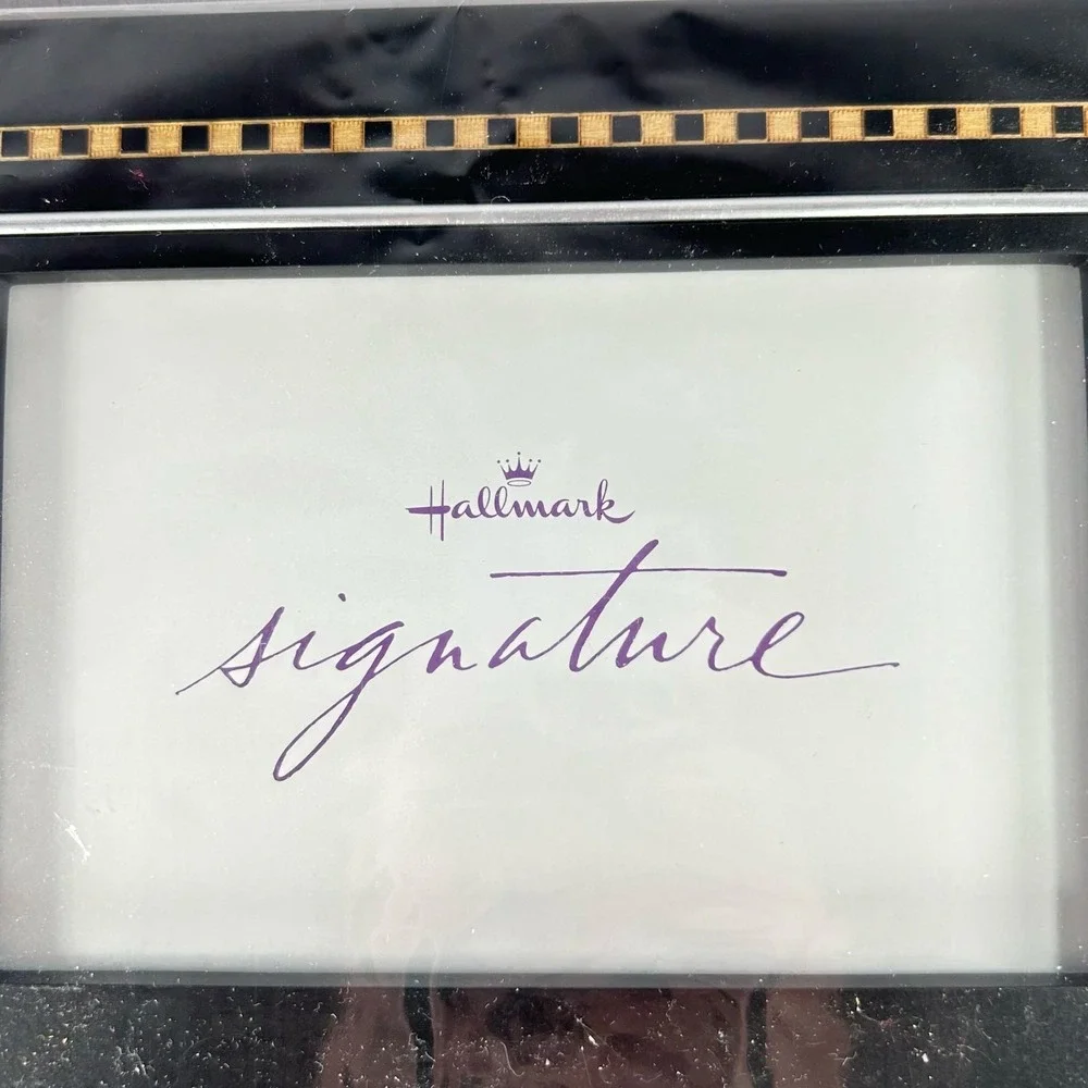Hallmark Signature Black Wood & Metal Frame 4x6‎ Photo Duo with Box